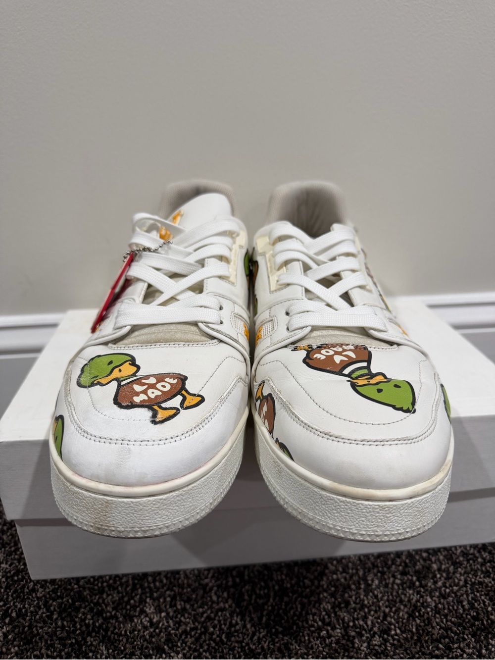 Louis Vuitton x Nigo Human Made Duck FW21 LV Trainers Shoes - Picture 9 of 14